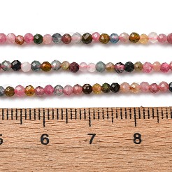 Natural Multicolor Tourmaline Beads Strands&nbsp;G-D320-A02-2mm