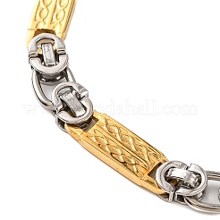 201 Stainless Steel Link Chain Bracelets&nbsp;BJEW-B078-141GP
