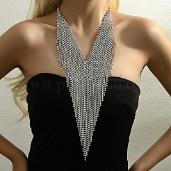 Iron Chains Tassel Statement Necklace&nbsp;VW0676-1