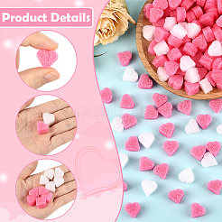 500Pcs Heart Shape Foam Balls&nbsp;AJEW-SC0031-53