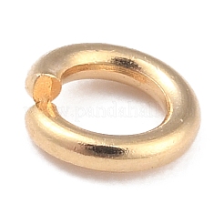 Rack PlatingBrass Open Jump Rings&nbsp;X-KK-O139-18L-G