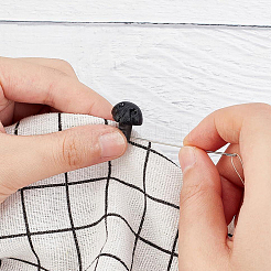 60Pcs Plastic Craft Safety Screw Dog Noses&nbsp;DOLL-GF0001-16