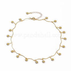Daisy Charms Alloy Enamel Jewelry Sets&nbsp;SJEW-JS01155