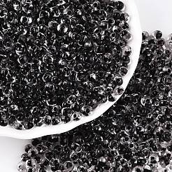 6/0 Inside Colours Transparent Glass Seed Beads&nbsp;X1-SEED-T007-07A