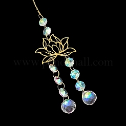 Brass Big Pendant Decorations&nbsp;HJEW-M005-04D-G