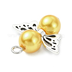 24Pcs 24 Colors Glass Pearl Pendants&nbsp;PALLOY-JF03066
