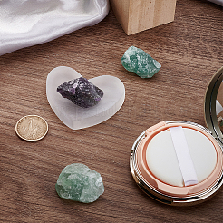 Heart Natural Selenite Decorative Bowls&nbsp;AJEW-WH0460-043A