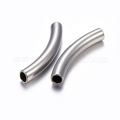 Tarnish Resistant 304 Stainless Steel European Tube Beads&nbsp;X-STAS-F174-19P-A