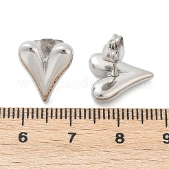 Non-Tarnish 304 Stainless Steel Heart Stud Earrings for Women&nbsp;X-EJEW-F300-09P