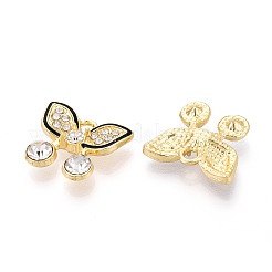 Alloy Rhinestone Pendants&nbsp;FIND-N012-04KCG