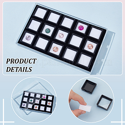Plastic Diamond Storage Boxes Set&nbsp;CON-WH0092-69