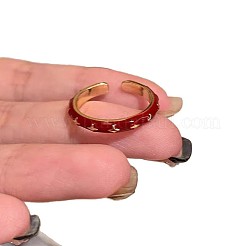 Zinc Alloy Enamel Open Cuff Rings&nbsp;FS-WG5D95C-05