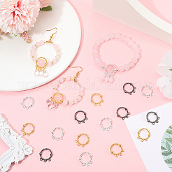 90Pcs 3 Styles Alloy Bead Frame&nbsp;FIND-SC0017-84