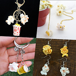 24Pcs 2 Colors Plastic Pendants&nbsp;KY-SC0002-66