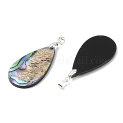 Natural Paua Shell Pendants&nbsp;PALLOY-JF05908
