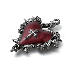 Alloy Enamel Gothic Style Pendants&nbsp;PALLOY-R157-06B-06A