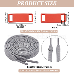 Iron Shoelace Charm&nbsp;AJEW-PH0012-65