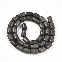 Natural Pyrite Beads Strands&nbsp;G-N346-01B-01