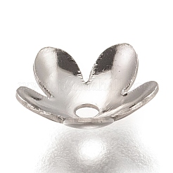 Non-Tarnish 5-Petal 201 Stainless Steel Bead Caps&nbsp;STAS-I176-11P-A