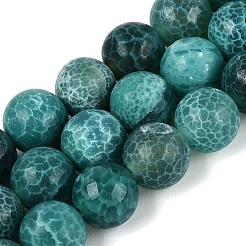 Dyed Natural Agate Beads Strands&nbsp;G-Q606-45A-02