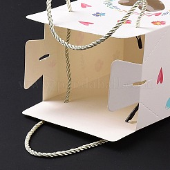 Rectangle Paper Gift Boxes with Handle Rope&nbsp;CON-B010-04D