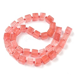 Cherry Quartz Glass Beads Strands&nbsp;G-D338-A08
