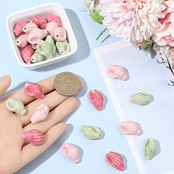 30Pcs 3 Colors Handmade Porcelain Beads&nbsp;PORC-PA0001-14