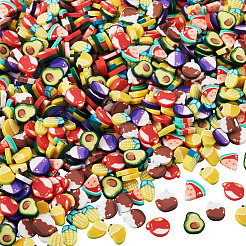 210G 7 Styles Handmade Polymer Clay Cabochons&nbsp;CLAY-TA0002-03