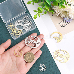 DIY Yoga Theme Jewelry Making Finding Kit&nbsp;STAS-UN0047-51