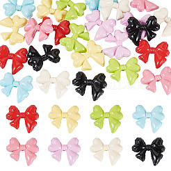 24Pcs 8 Colors Baking Paint Alloy Beads&nbsp;FIND-TA0009-28