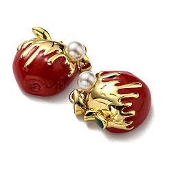 Rack Plating Brass Enamel Pendants&nbsp;KK-D026-35G