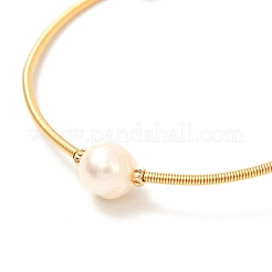 Natural Pearl Beads Bangle for Girl Women&nbsp;X-BJEW-JB06853