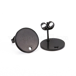 24Pcs 3 Size304 Stainless Steel Stud Earring Findings&nbsp;STAS-ZZ0001-06EB