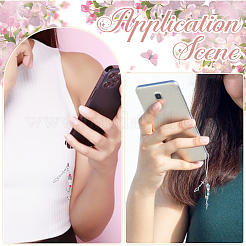 8Pcs Acrylic & Glass Mobile Straps&nbsp;HJEW-SC00145