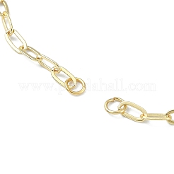 3MM Brass Paperclip Chain Slider Bracelet Making&nbsp;AJEW-JB01602
