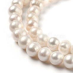 Natural Cultured Freshwater Pearl Beads Strands&nbsp;PEAR-L033-14-02