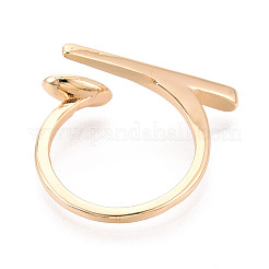 Brass Cuff Ring Components&nbsp;KK-T076-81G