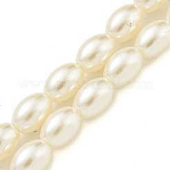 Transparent Spray Painted Glass Beads Strands&nbsp;GLAA-P066-02A