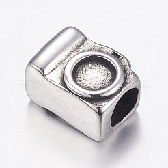 304 Stainless Steel European Beads&nbsp;STAS-P173-091AS