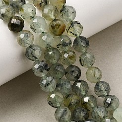 Natural Prehnite Beads Strands&nbsp;G-G457-8mm-03F-02