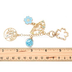 Alloy Enamel Pendant Keychains&nbsp;HJEW-FS00049-03