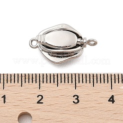 Brass Box Clasps&nbsp;KK-C075-13P-01