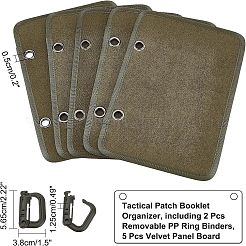 Flip-Page Hook & Loop Patch Book DIY Kit&nbsp;FIND-WH0108-48C