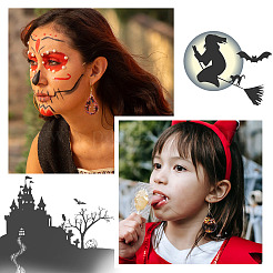 2Pcs 2 Style Halloween Teardrop Pendant Silicone Molds&nbsp;DIY-TA0004-99
