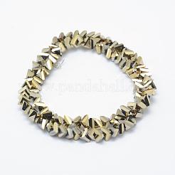 Electroplate Glass Beads Strands&nbsp;EGLA-J143-A-FP01