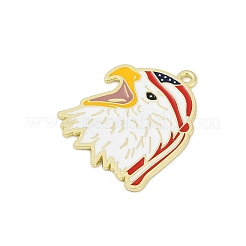 Independence Day Alloy Enamel Pendants&nbsp;ENAM-V001-04C-G