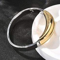 304 Stainless Steel Hinged Bangles for Women&nbsp;BJEW-C091-02E-GP