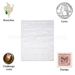 30 Grid PVC Coin Collection Loose Leaf&nbsp;AJEW-WH0270-976