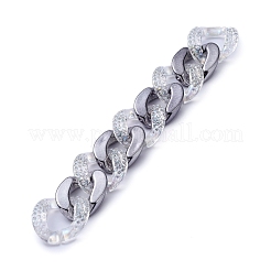 Handmade Acrylic Curb Chains&nbsp;AJEW-JB00629-01