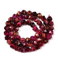 Dyed Natural Tiger Eye Beads Strands&nbsp;G-T138-220A
